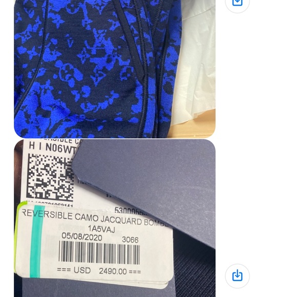 Mens LV suit reversible - Picture 4 of 11